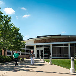 people walking outside of the Carol Stream Center