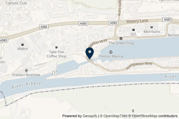 Map showing the area around: Dan Q found GC2Y9J9 Long John Silver