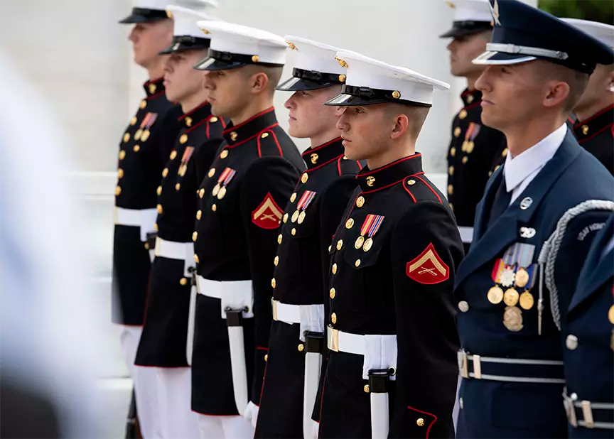 US Military Color Guard 