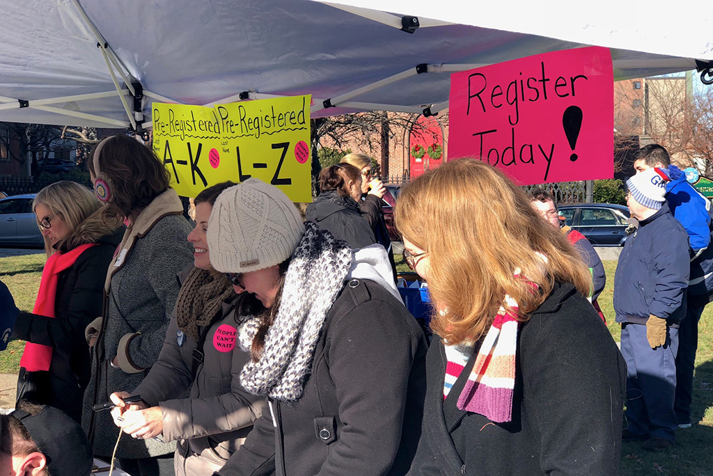 Event registration table