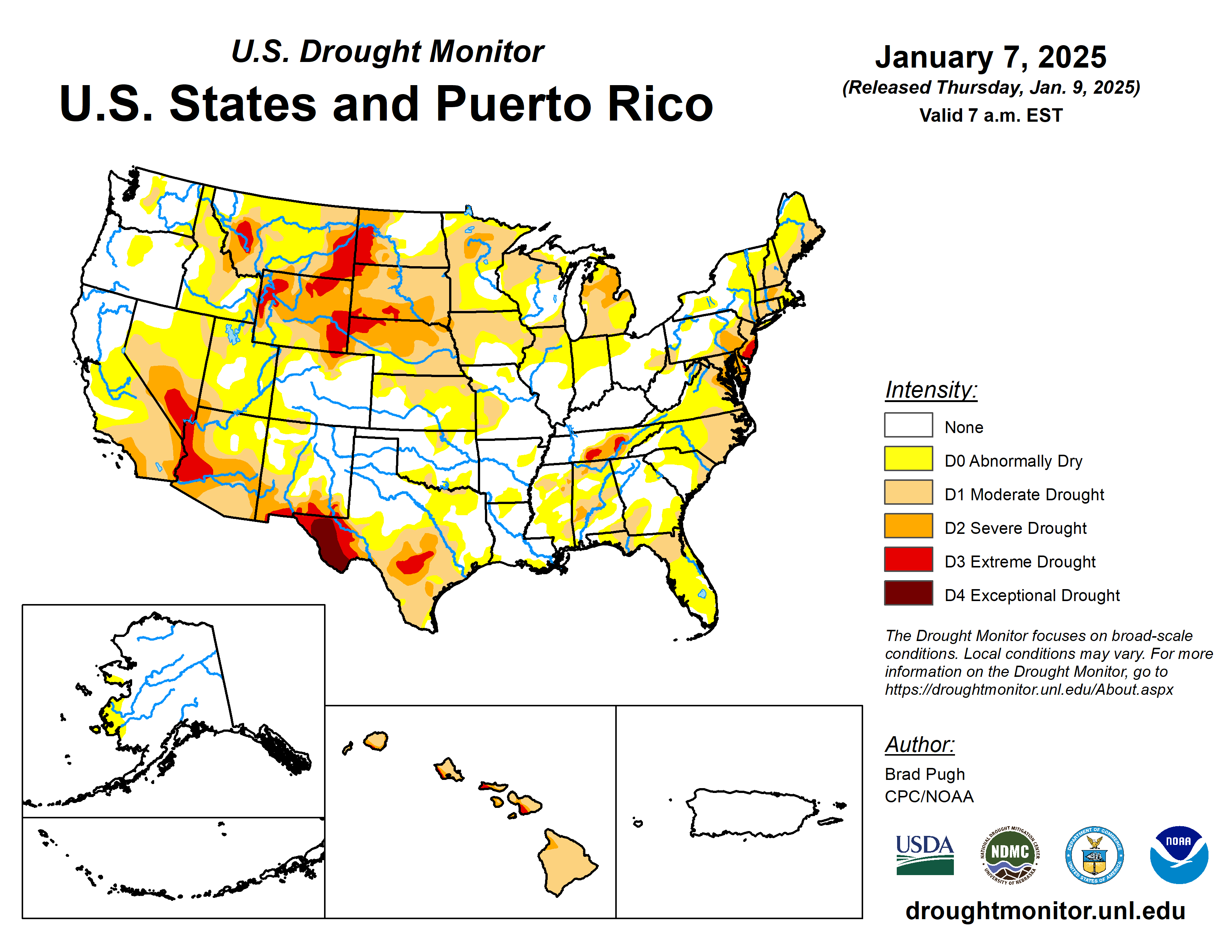 Real time Drought Monitor