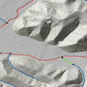 Banklick Creek HUC 12 with NHD flowlines used in editing and creation of hydrologic boundaries