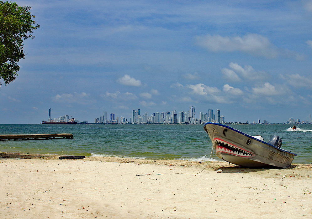 Bocagrande from the city