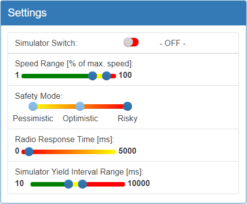 Settings Panel