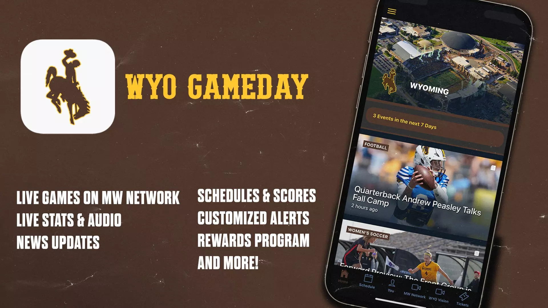 Wyo GameDay App