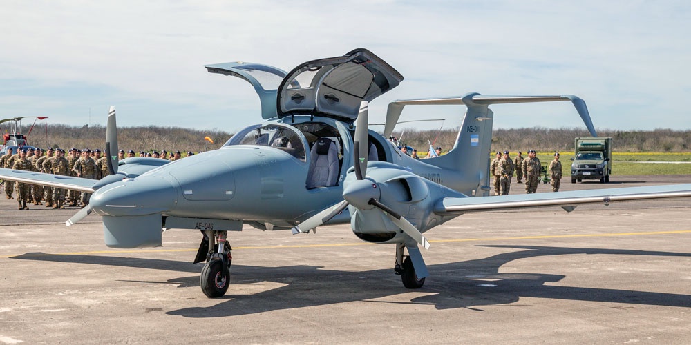  El IGN Junto al Ejército Argentino en la presentación de la nueva Aeronave DA62 MPP