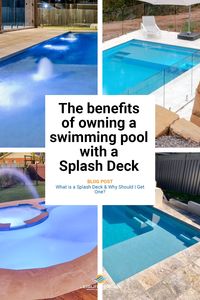 Learn about Splash Decks and why you should have one in your pool #fibreglasspools #swimmingpools #fiberglasspools #swimmingpoolideas #poollandscaping #backyardpools #leisurepools #leisurepoolsau #leisurepoolsnz