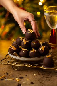 Chocolate Orange Christmas Truffles | J Cooking Odyssey