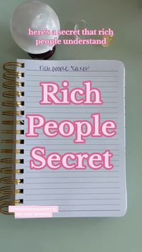 The rich people “secret” is that you have to get to a point where your money is working for YOU. Your sacrifices will be rewarded and your future self will be so damn glad you did it.