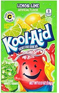 Amazon.com : Kool Aid Lemon Lime Drink Mix (0.13 oz Packets, Pack of 96) : Powdered Soft Drink Mixes : Grocery & Gourmet Food