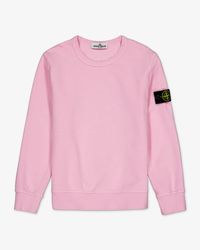 Sweatshirt für Jungen von Stone Island Junior in Rosa. Zeitlos und legerpräsentiert sich dieses schlichte Modell aus angenehmer Baumwolle. Zugleichverspricht die angeraute Innenseite Ihrem Kleinen hohen Tragekomfort. Einunverzichtbarer Favorit, der in keiner Garderobe fehlen darf.