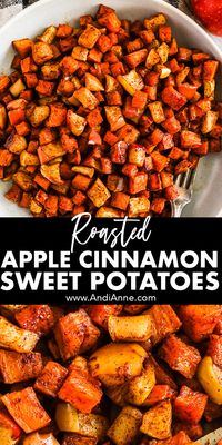 This Cinnamon Roasted Sweet Potatoes and Apples recipe turns a nutrient-rich whole food into a sweet, savory, and crispy dish that will elevate your fall-season dinners.