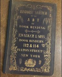 SFPL Book Arts & Special Coll on Instagram: “We love nineteenth century bindings and discovered this charmer for #typetuesday. E. Walker & Sons announces their sturdy work right on the…”