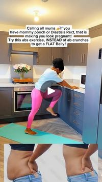 11K views · 1.3K reactions | Did you know you can work on your core while in the kitchen? 
Here’s a simple standing core exercise you can do while prepping meals to help strengthen your core and tighten your tummy! 💪🏽 

Consistency is key, mama! 
Fit this into your daily routine and feel the difference. You’ve got this!✨

Comment “flat tummy for link to join my female only supportive group 💅
.
.
.
.
.
.
.
.
.

#CoreStrength #PostpartumFitness #MomLife #StrongMoms #TummyToning #PostBabyBody #DiastasisRectiRecovery #PostpartumJourney #MomWorkout #FitMomJourney #CoreRehab #StandingAbs #HealthyMama #MomBodGoals #TummyTightening #BusyMomFitness #CoreActivation #MomFitnessGoals #PostnatalExercise #MomStrong #KitchenWorkout #CoreWorkoutAnywhere #FitMomsUnite #PostpartumRecovery #SelfCareForMom