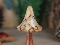 Hand Turned Woodland Mushroom Ornament With Scenery, Ideal for That Extra Special Present - Etsy UK