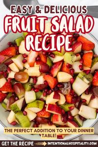 This vibrant fruit salad with a zesty honey-lemon dressing is a refreshing mix of apples, kiwis, strawberries, and more! Ready in under 15 minutes, it’s a healthy, flavorful dish perfect for brunch, dinner parties, or a simple dessert for dinner.