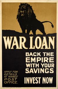 War Loan Empire Savings Invest Now WWI 1910s - original antique World War One poster issued by the Parliamentary War Savings Committee - War Loan Back the Empire With Your Savings Invest Now Apply for details at nearest Post Office - listed on AntikBar.co.uk