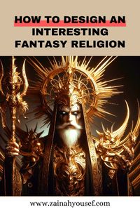 Religion is an important component of fantasy books, so here is a full and comprehensive guide on how to design an interesting fantasy religion