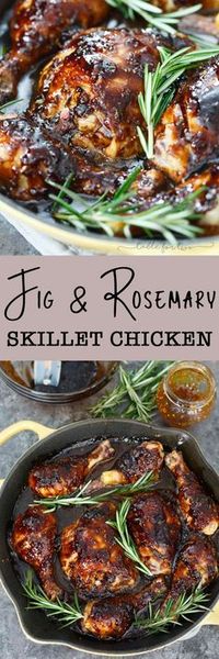 A sticky sweet and tangy sauce coats this cast iron skillet chicken! This dish will be a huge hit in your house and you will love using your cast iron skillet in no time!