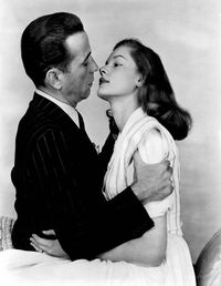 Humphrey Bogart as Philip Marlowe and Lauren Bacall as Vivian Sternwood Rutledge