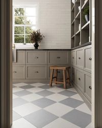 Palmer 12x12 Matte Porcelain Tile in Grey