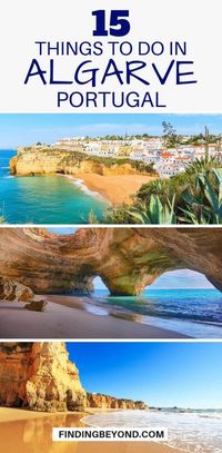 15 Best Things to do in the Algarve - Boat Tours & More! | Finding Beyond #algarve #visitalgarve #explorealgarve #algarvetips #algarveguides #algarveholiday #bestofalgarve #bestofportugal #portugaltips #portugalguide #portugalbeaches #algarvebeaches #algarvetours #bestofalagarve #algarvesights #algarveactivities #algarveattractions #whattodoinalgarve #algarvehighlights