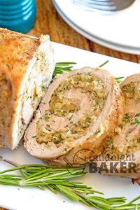 Stuffed Pork Tenderloin - The Midnight Baker