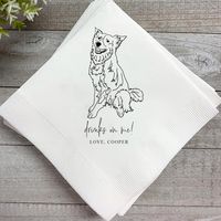 PRICES MAY VARY. 2 ply for additional strength and durability. Disposable napkins feature a smooth, cloth like texture. Ideal for everyday meals, snacking, casual parties, and family events.. The number of pieces can be selected in Customization. Customize these elegant napkins with everything you want for a truly unique touch. CoolsLove Personalized Wedding Napkins, Couple Gift Wedding Napkins, Rehearsal Dinner, Custom Wedding Napkins, Wedding Napkins For Tables, White Floral Wedding Personalized Beverage Napkins