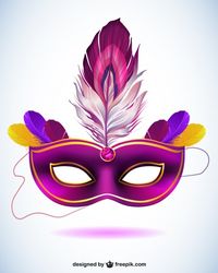 Vector mask for carnival