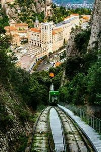 Montserrat, hour long train ride north of Barcelona