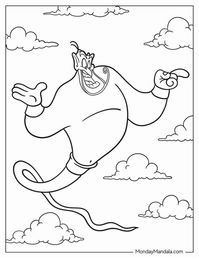 30 Aladdin & Jasmine Coloring Pages (Free PDF Printables)