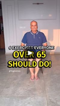 221K views · 17K reactions | IMPORTANT for all ages! Share now and encourage them to do atleast one of these daily! 🚶‍♀️🚶‍♀️
SAVE & SHARE
FOLLOW @yogjourney

Disclaimer : These exercises are generally low impact and accessible by many people. If you have any health conditions, please check with your doctor.

Incorporating regular walking and these exercises into your routine can help you stay healthier and more independent after your 60s. 

These exercises offers numerous benefits that contribute to overall health, independence, and quality of life:

Improved Cardiovascular Health: Regular walking and these set of exercises help keep the heart healthy, reducing the risk of heart disease, hypertension, and stroke.

Enhanced Mobility and Independence: strengthens muscles, bones, and joints