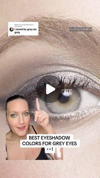 Mallory Osses on Instagram: "BEST EYESHADOW COLORS FOR GREY EYES 👀!   #eyeshadow #makeuptutorials"