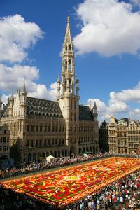 La Grand-Place, Brussels, Belgium - a UNESCO World Heritage site.