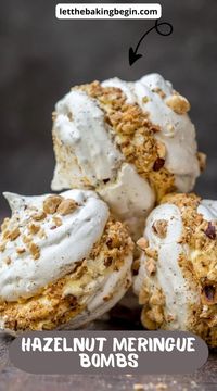 Hazelnut Meringue Bombs – Combination of slightly Crunchy Hazelnut Meringue and Dulce De Leche Custard Buttercream that creates an explosion of flavor. It’s definitely going to be a memorable dessert experience. Believe me!