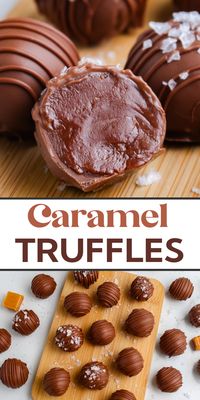 When you're looking for a stress-free dessert, caramel truffles are the perfect choice. They're easy to make, store beautifully, and make a delightful holiday gift.