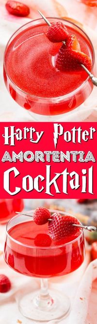 Harry Potter Amortentia Potion Cocktail | Sugar and Soul