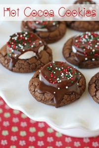 Hot Cocoa Cookies by Glorious Treats