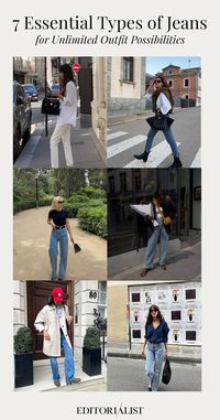 From bootcut to boyfriend silhouettes, these are the types of jeans you need in your closet to create unlimited outfits for every occasion. These are 7 Essential Types of Jeans You Need in Your Wardrobe