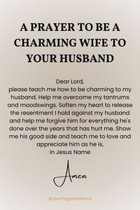 Download 21-day Printable Guided Prayer Journal (Find the website link on our profile)  #marriageprayers #christianhusband #godlywomen  Prayer for husband and wife reconciliation | Prayer for husband to love wife	 | Prayer for intimacy with my husband | Prayer for love in marriage | Prayer for marriage unity	 | Prayer for more intimacy in marriage