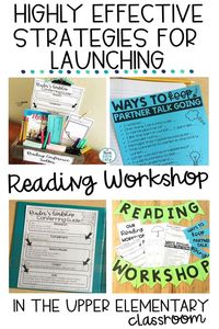 Are you read to launch reading workshop in your 3rd, 4th, or 5th grade classroom and are looking for some tips to help make your readers' workshop launching successful? These classroom tested and teacher approved strategies will help you run your reading workshop time effectively and successfully to hope your students grow as readers. Anchor chart ideas and organizational strategies, plus FREEBIES are included! Click to read all the ideas and grab the free printables, too!