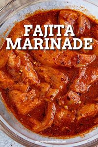 Fajita Marinade Recipe - This is my favorite fajita marinade recipe for steak, shrimp or chicken fajitas, so easy to make and huge on flavor, with olive oil, lime juice and lots of wonderful seasonings. Let's make fajitas!