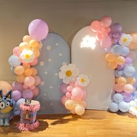 Rainbow Pastel Balloon Garland Featuring Bluey Balloon Birthday Balloon Arch Kit Birthday Party Decorations Birthday Party Decor for Girls - Etsy