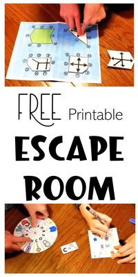 Creating an escape room has never been easier with this FREE escape room printable. The puzzles are all ready for you and you don't need any special materials to do the room. No locks, keys or anything! Simply print, hide the clues in specific (common) places around your house, and play!