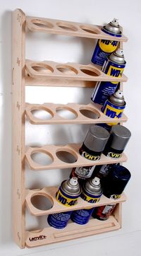 20 Can Spray Paint or Lube Can Wall Mount Storage Holder Rack | Etsy