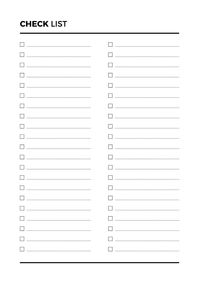 Checklist Template, Checklist Planner, Checklist Printable, Check List Template, Check List Plann... travelbudgetplanner #goodnotestemplatesfreeplanner.