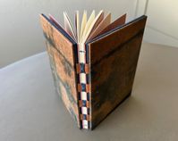 Hardcover Handmade Book Kakishibu & Indigo Handmade Paper Eco - Etsy