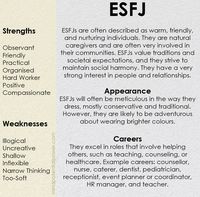 ESFJ Personality Type, Strengths & Weaknesses