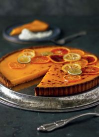 FIVE-SPICE CITRUS TART WITH WHIPPED, SWEET MASCARPONE