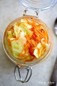 Quick Pickled Cabbage